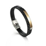 GoldButterfly Engrave Bangle Stainless Steel Bracelet Men Women Couples