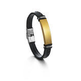 GoldButterfly Engrave Bangle Stainless Steel Bracelet Men Women Couples