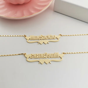 Personalized Stainless Name Necklace with Letters Choker for Women