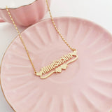 Personalized Stainless Name Necklace with Letters Choker for Women