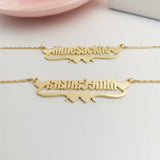Personalized Stainless Name Necklace with Letters Choker for Women