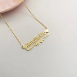 Personalized Stainless Name Necklace with Letters Choker for Women