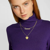 Goldchic Angel Wing Locket Necklace for Women, Personalized Picture