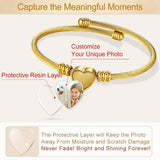 Goldchic Personalized Photo Bracelet - Stainless Steel Cuff