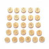 304 Stainless Steel Charms Pendants with Letter A~Z for DIY Jewelry Making