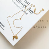 Golden 925 Sterling Silver Padlock Necklace Key and Lock Jewelry
