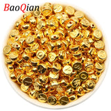 Golden Alphabet Flat Acrylic Letter Beads for Jewelry Making DIY