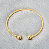 Golden Ball Necklace Men Women Rope Cuban Chain Torques Men's Gift Hip Hop