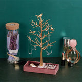 Golden Bird Jewelry Display Stand Tray Tree Storage