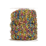 Stainless Steel Cable Necklace Chain with Enamel Flower - DIY Jewelry Making
