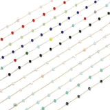 Golden Chain Link Ball Beading Cable Chain Roll Necklace Bulk Chain