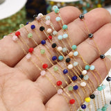 Golden Chain Link Ball Beading Cable Chain Roll Necklace Bulk Chain