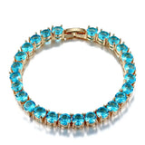 925 Sterling Silver Gemstone Friendship Bracelet