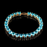925 Sterling Silver Gemstone Friendship Bracelet