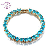 925 Sterling Silver Gemstone Friendship Bracelet