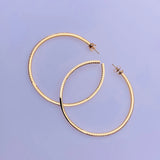 Golden Zircon Alloy Electroplating Earrings for Women