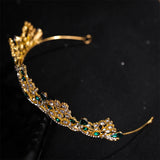 Crystal Pearl Bridal Headdress Wedding Crown