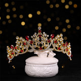 Crystal Pearl Bridal Headdress Wedding Crown
