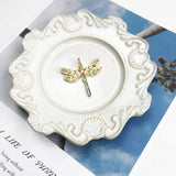 Golden Dragonfly Pendant, Spring Jewelry 925 Sterling Silver Bohemia Gift