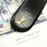 Golden Dragonfly Pendant, Spring Jewelry 925 Sterling Silver Bohemia Gift