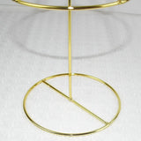 Golden Earring Stand Jewelry Storage Hat Necklace Ring Metal Display