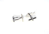 Golden Fish Novelty Copper Cuff Links