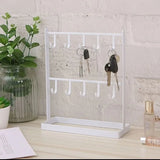 Golden Jewelry Stand Earring Hook Display Stand Necklace Hanger