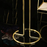 Golden Jewelry Storage Hair Ring Display Stand Large Capacity