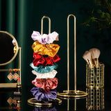 Golden Jewelry Storage Hair Ring Display Stand Large Capacity