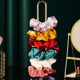Golden Jewelry Storage Hair Ring Display Stand Large Capacity