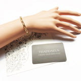 925 Sterling Silver Link Chain Bracelet for Women Men