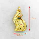 Golden Magical Cat Pendant 925 Sterling Silver Gift For Woman