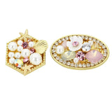 Golden Plated Hair Ponytail Buckle with Rubber Band Accessories