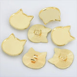 Golden Plated Hair Ponytail Buckle with Rubber Band Accessories