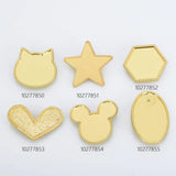 Golden Plated Hair Ponytail Buckle with Rubber Band Accessories