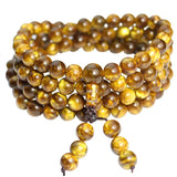 Golden Sea Willow Bracelet 108 Buddha Beads Rosary