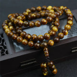 Golden Sea Willow Bracelet 108 Buddha Beads Rosary