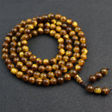 Golden Sea Willow Bracelet 108 Buddha Beads Rosary