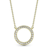 925 Silver Hearts Of Collier Necklace Classic Elegance Gift