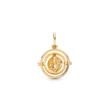 Golden Snitch Pendant Hedwig Rotating Charm Flying Key Time Converter Owl Charm