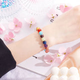 Golden Strawberry Hair Crystal Red Agate Candy Duobao Bracelet