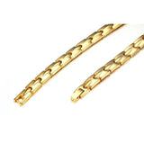 Golden Titanium Steel Bracelet Magnet Bracelets Men Business Travel