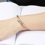 Modern Love Charm Bracelet, Asymmetrical Beaded Jewelry