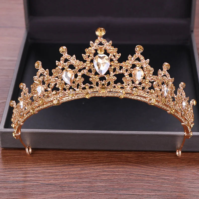 Crystal Bride Tiaras Wedding Crown Headband Bridal Head Piece Tiara
