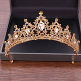 Crystal Bride Tiaras Wedding Crown Headband Bridal Head Piece Tiara