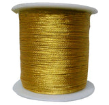 Golden Yellow Twine Ply Yarn Cannetille Purl Cord for DIY Jewelry