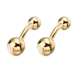 Golden Ball Cufflinks French Shirt Cuff Jewelry