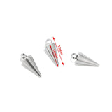 Golden/Steel Stainless Steel Cone Pendants 6MM*13MM