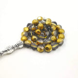 Golden Austria Crystal Tasbih 33 66 99 Beads for Eid 8mm 10mm Islam Rosary