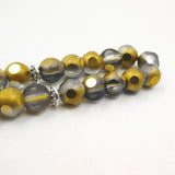 Golden Austria Crystal Tasbih 33 66 99 Beads for Eid 8mm 10mm Islam Rosary